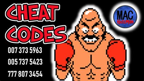 cheat codes for mike tyson punch out|punch out macho man code.